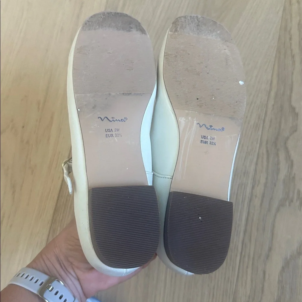 Nina Mary Jane girls cream shoes 2